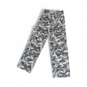 Hidden Gray Camouflage Cargo Pants